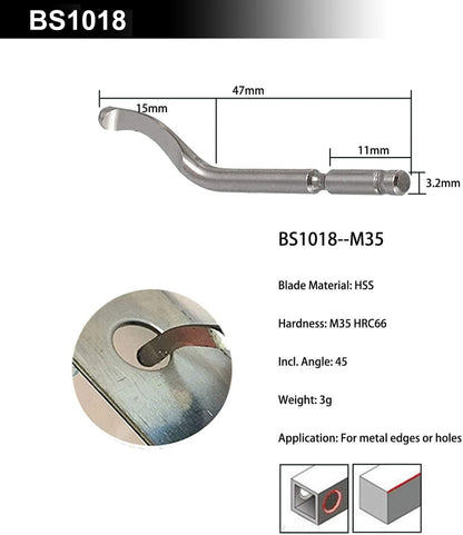 BS1018 Entgrater Klingen Set 10 Stück