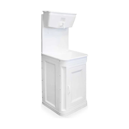 Station de lavage des mains en plastique avec base