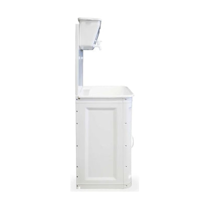 Station de lavage des mains en plastique avec base