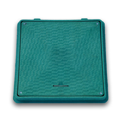 Schachtdeckel 65cm Schachtabdeckung eckig A15 belastbar bis 1,5t
