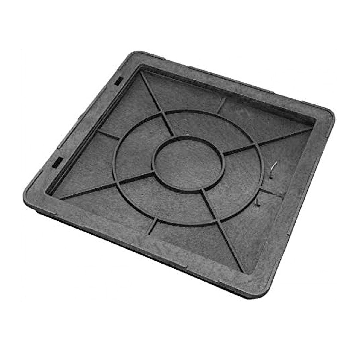 Schachtdeckel 65cm Schachtabdeckung eckig A15 belastbar bis 1,5t