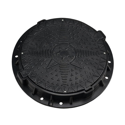 Plaque d'égout ronde 80 cm B125 chargeable jusqu'à 12,5 t