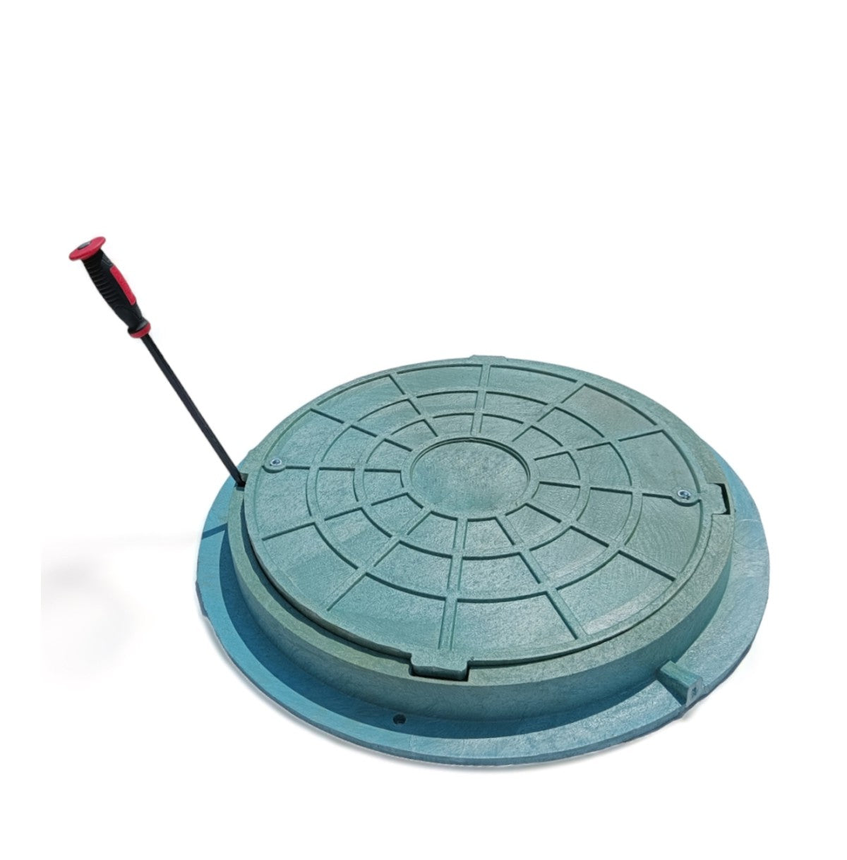 Schachtdeckel 78cm Schachtabdeckung rund A15 belastbar bis 1,5t