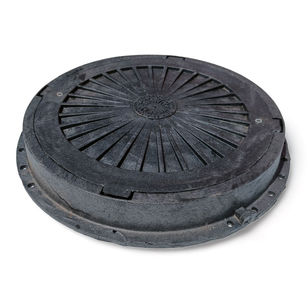 Schachtdeckel 75cm Schachtabdeckung rund A50 belastbar bis 5t