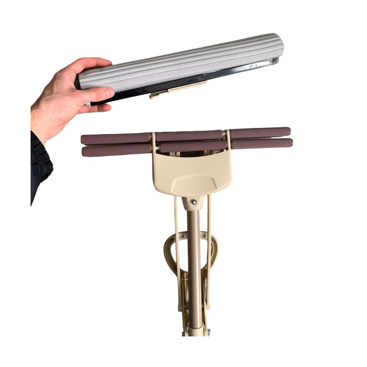 Horecano Wischmopp extrabreit 38cm Teleskopstiel für alle Böden