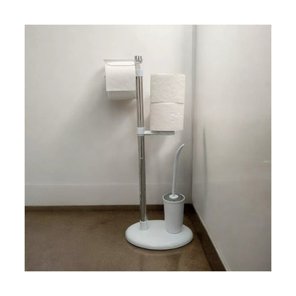 Toilettenpapierhalter mit Toilettenbürste Ohne Bohren Klopapierhalter