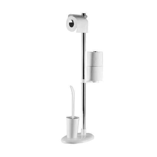 Porte-papier toilette avec brosse de toilette Porte-papier toilette sans perçage