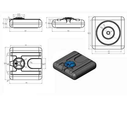 Duschtank 100L