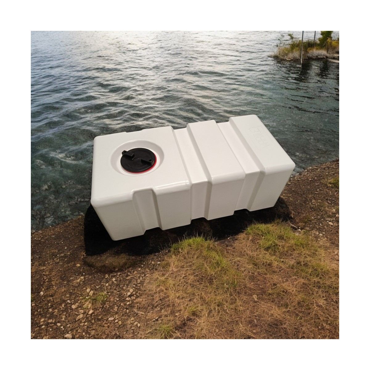 Réservoir d'eau potable hermétiquement fermé 80L en PEBD de qualité alimentaire résistant au transport