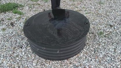Schachtdeckel für DN800 KG Rohr 80cm - 200kg belastbar
