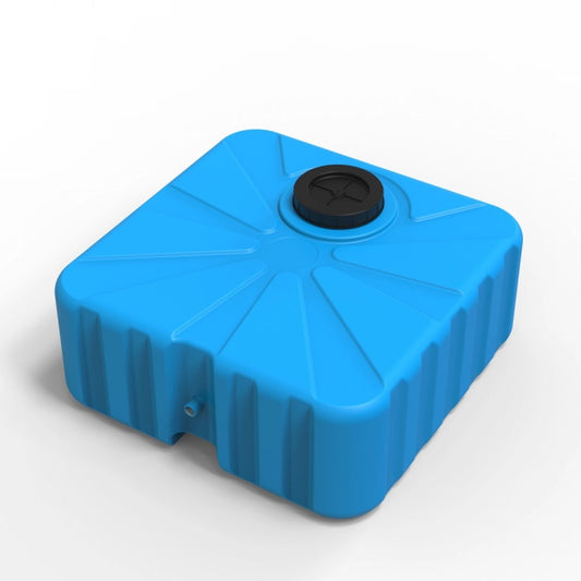100L Flachtank Blau