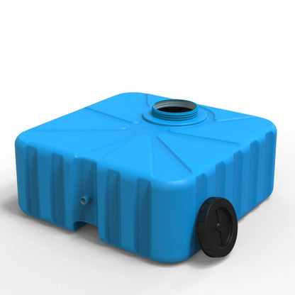100L Flachtank Blau