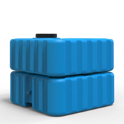 100L Flachtank Blau