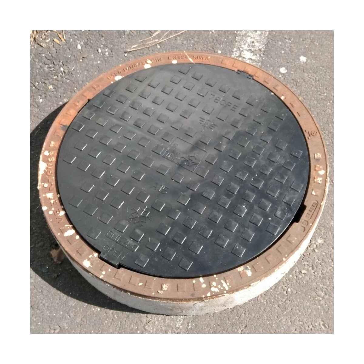 Couvercle de trou d'homme de rechange rond A15 chargeable jusqu'à 1,5 t